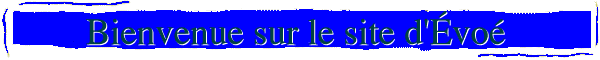 Bienvenue sur le site d'Évoé
